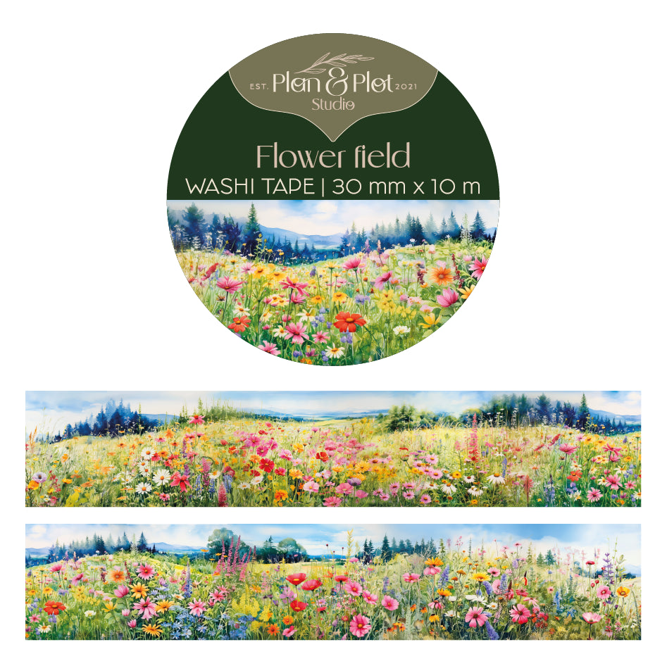 Flower field | Washi tape