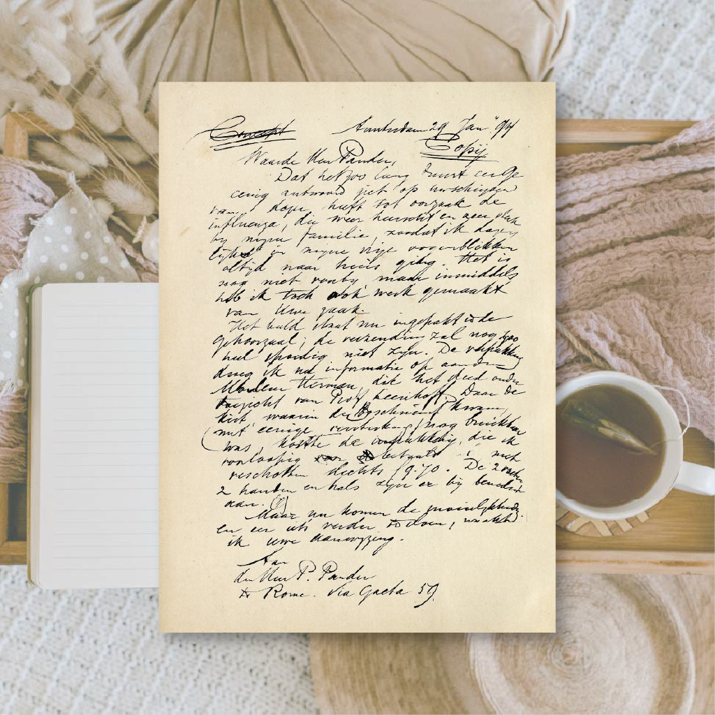 Letters | Ephemera paper | 10,5x14,8 cm | 3×8 designs