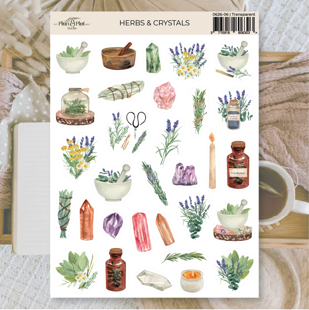 Herbs & Crystals | Stickers