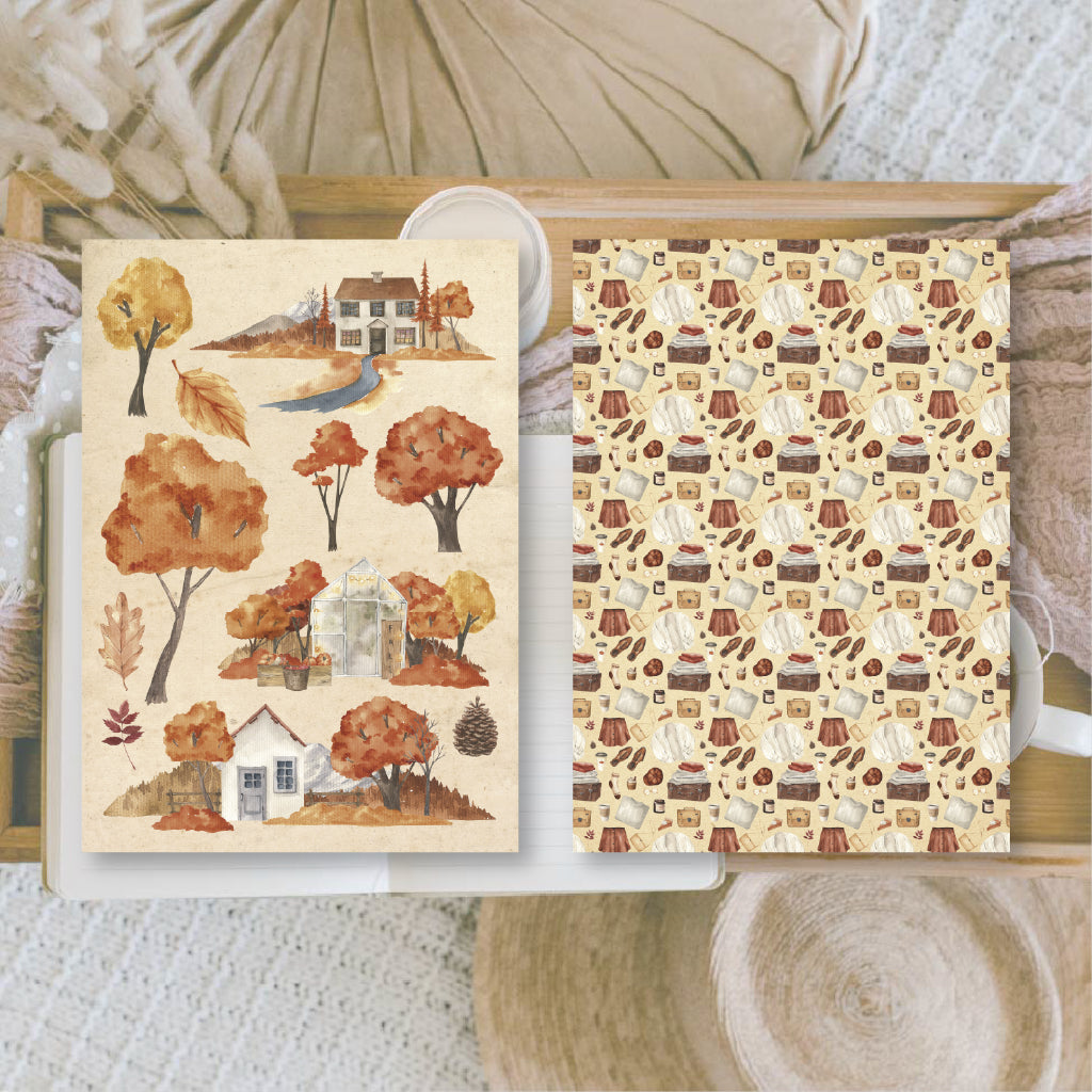 Cozy Autumn Junk Journal Book