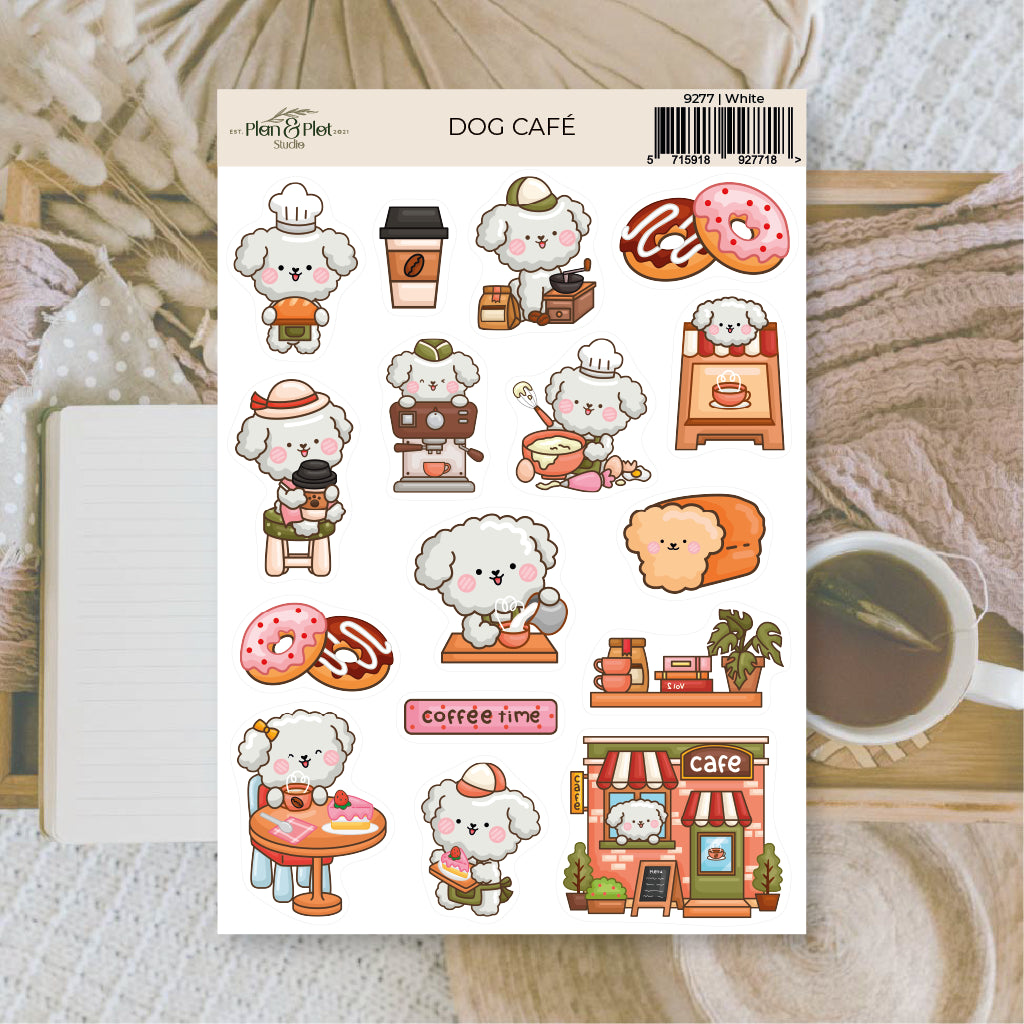 Dog café | Stickers