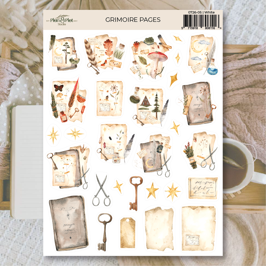 Grimoire pages | Stickers