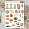 Autumn village | Stickers