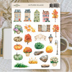 Autumn village | Stickers
