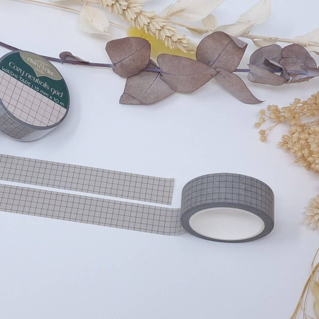 Cozy Neutrals Grid | Washi tape