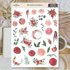Peonies & roses 1 | Stickers