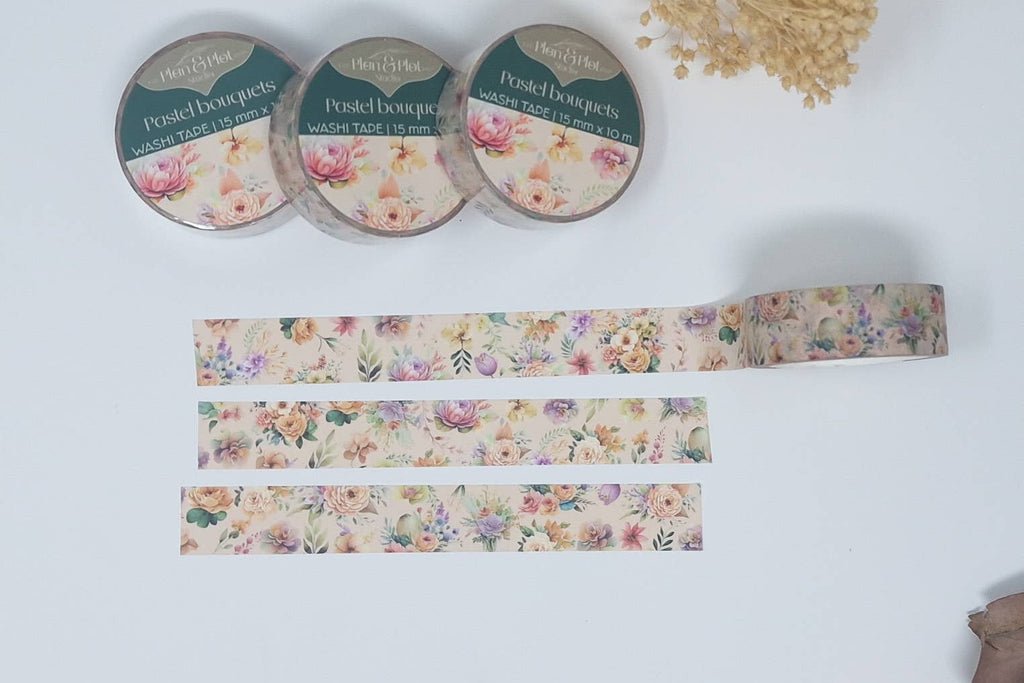 Pastel Bouquets | Washi tape