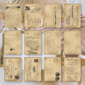 Written records ephemera paper | 7,4x10,5 cm | 3×8 designs