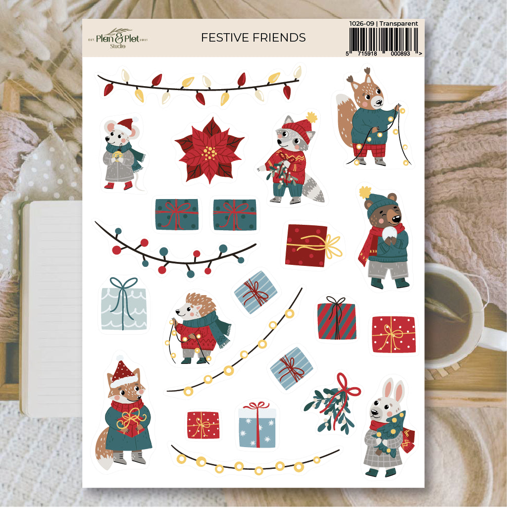 Festive friends | Stickers