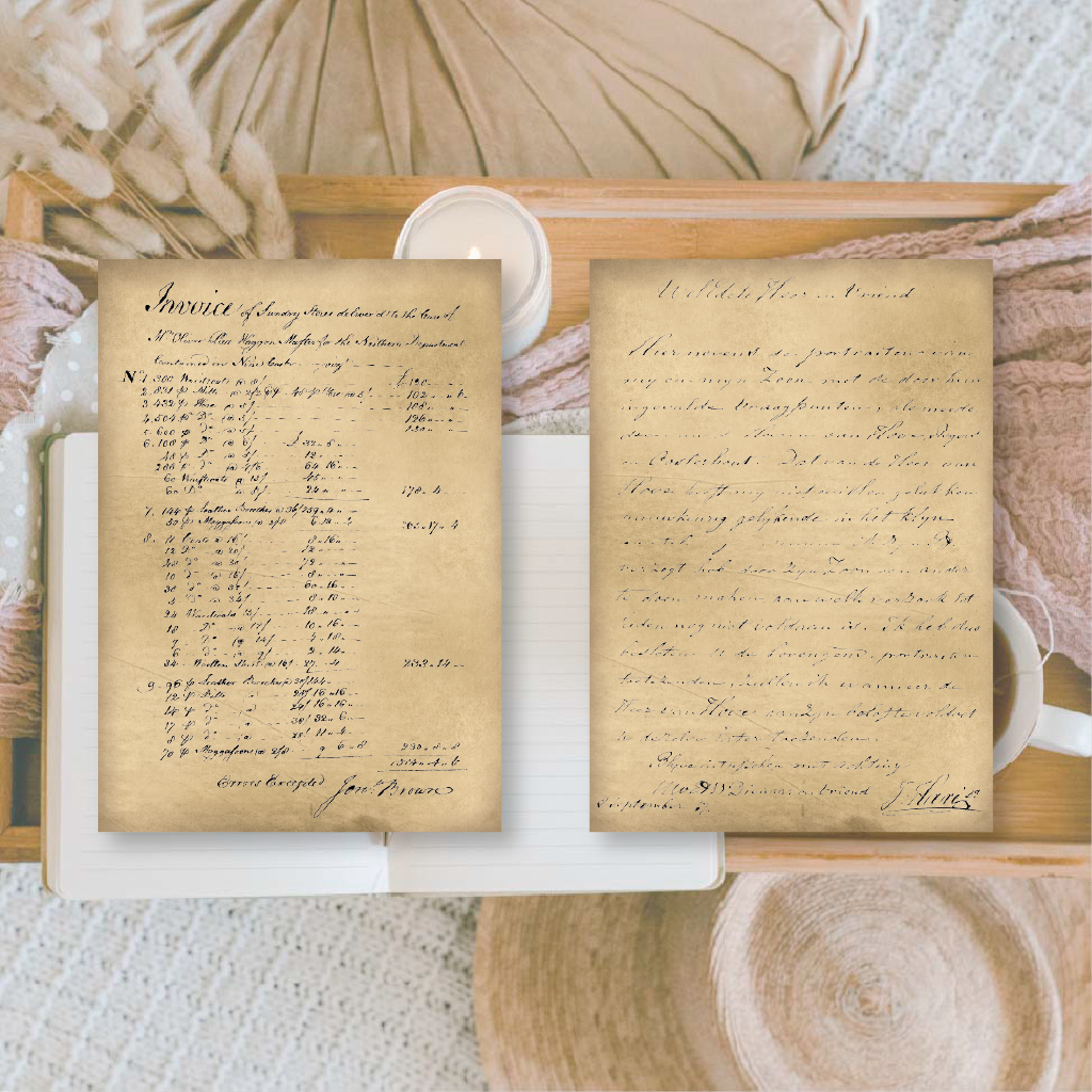 Written records ephemera paper | 7,4x10,5 cm | 3×8 designs