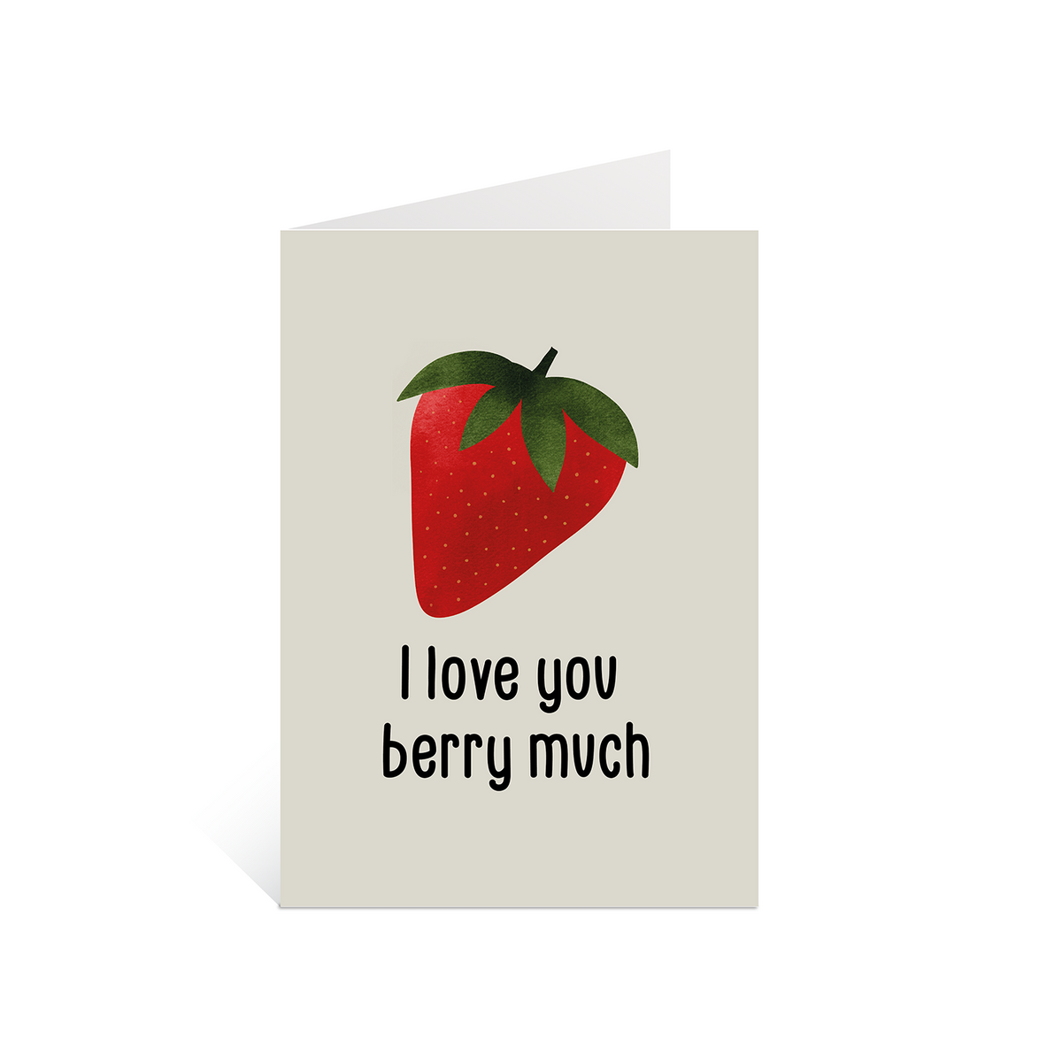 I love you berry much | A6 greeting card