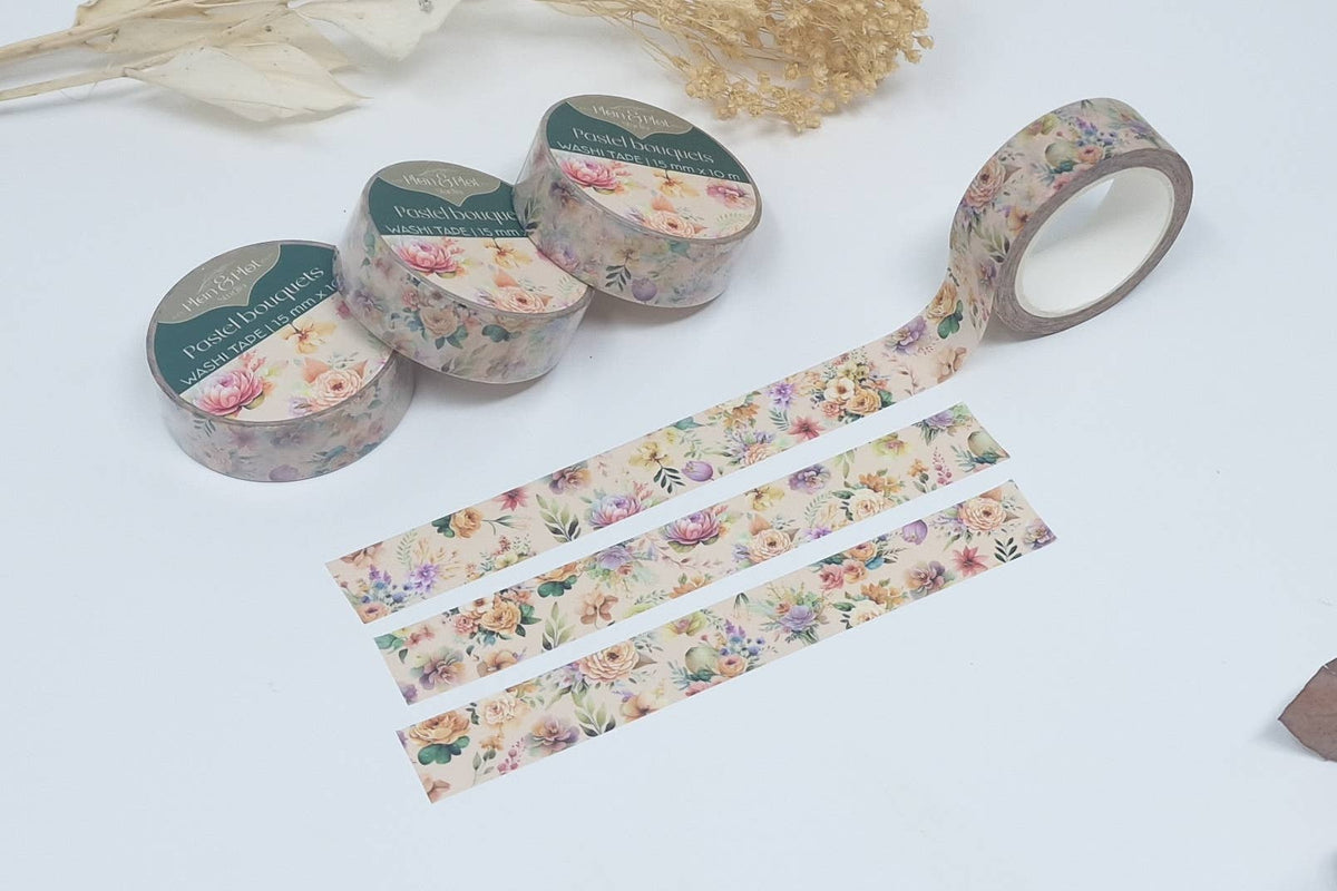 Pastel Bouquets | Washi tape