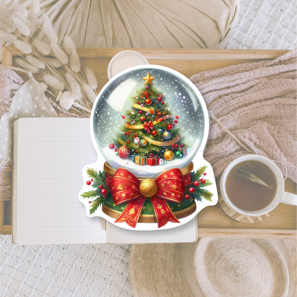 Snowglobe | Die cut sticker