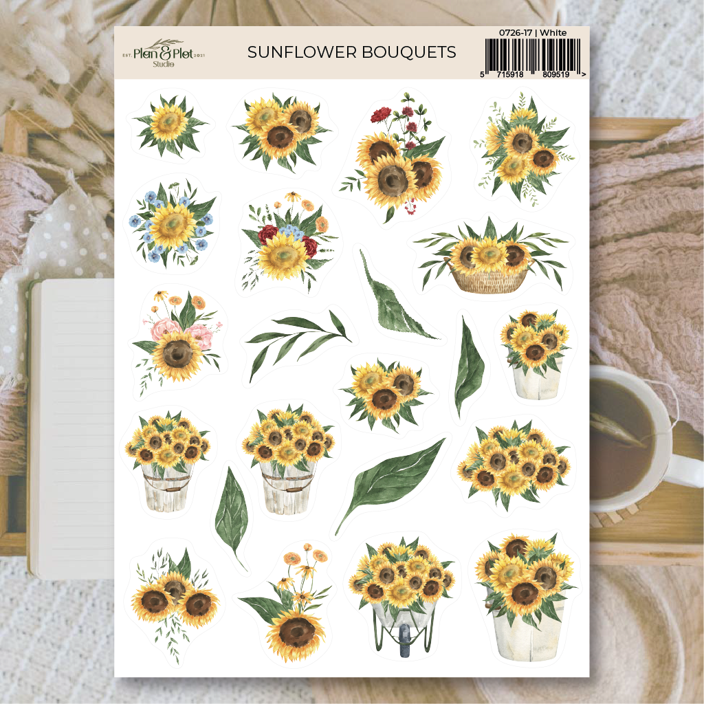 Sunflower bouquets | Stickers