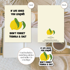 Lemons – tequila | A6 greeting card