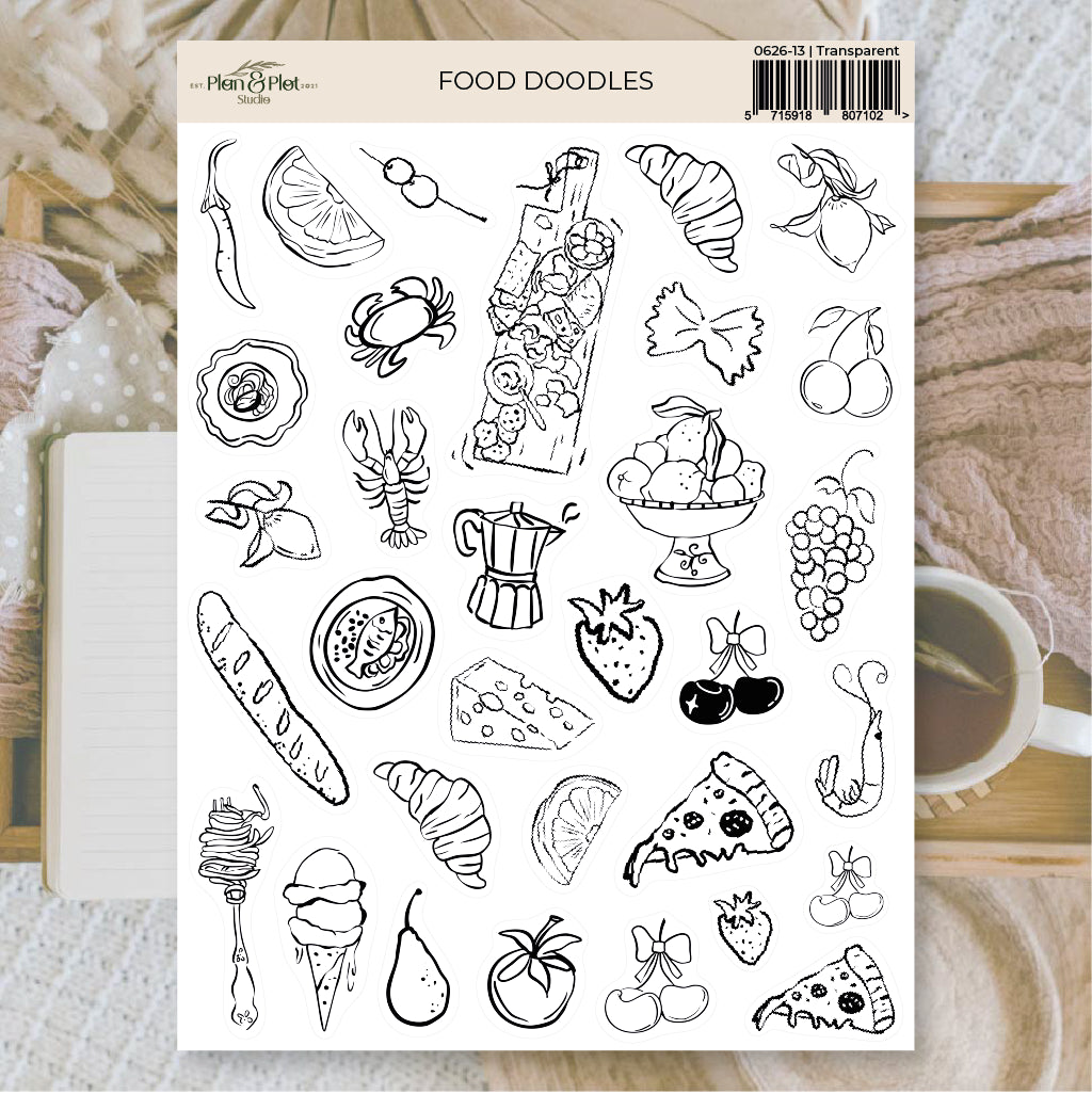 Food doodles | Stickers