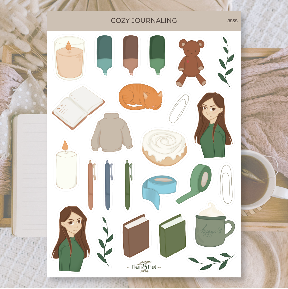 Cozy journaling | Stickers