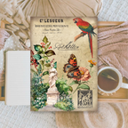 Antique garden Scrap paper | 10,5 x 14,8 cm | 3×8 designs