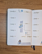 Snowy Winter Grid | Washi tape