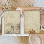 Old diary ephemera paper | 7,4 x 10,5 cm | 3×8 designs