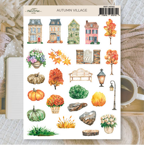 Autumn village | Stickers