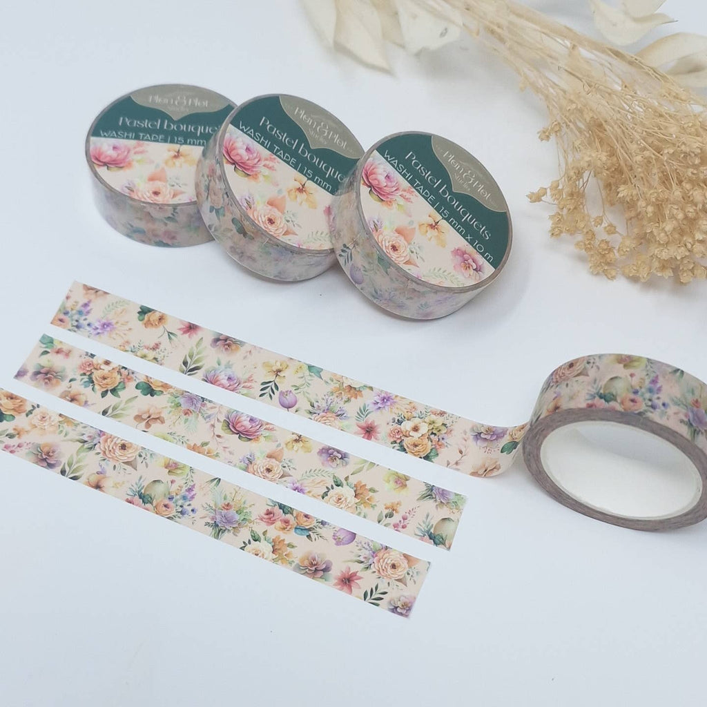 Pastel Bouquets | Washi tape
