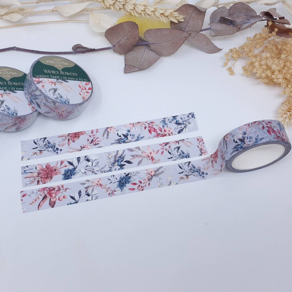 Winter flowers | Washi tape