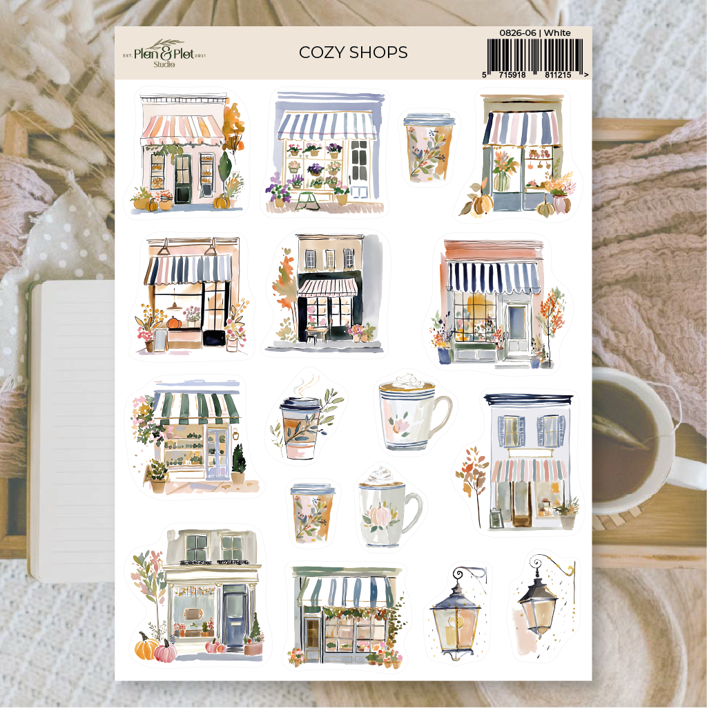 Cozy shops | Stickers