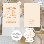 Croissants | A6 greeting card