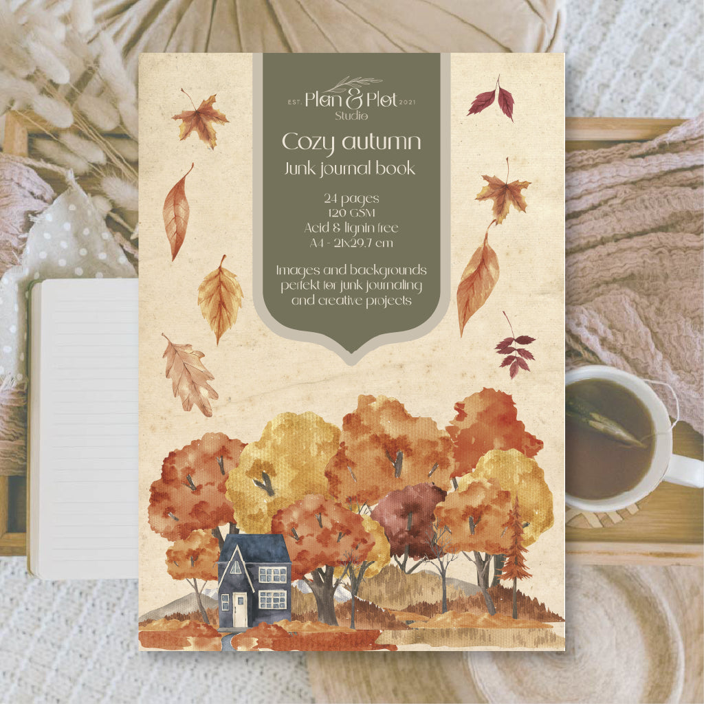 Cozy Autumn Junk Journal Book
