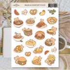 Bear & comfort food | Stickers