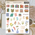 Books & flowers | Stickers