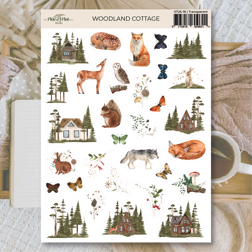 Woodland cottage | Stickers