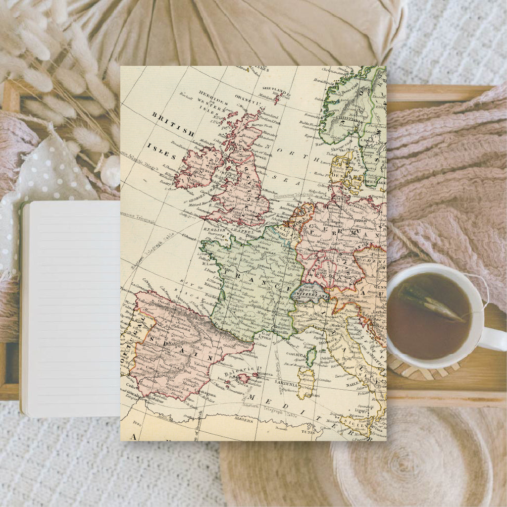 Old maps Scrap paper | 10,5 x 14,8 cm | 3×8 designs