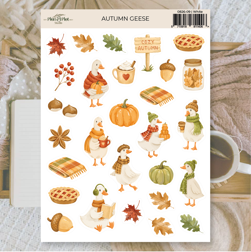 Autumn geese | Stickers