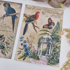 Antique garden Scrap paper | 10,5 x 14,8 cm | 3×8 designs
