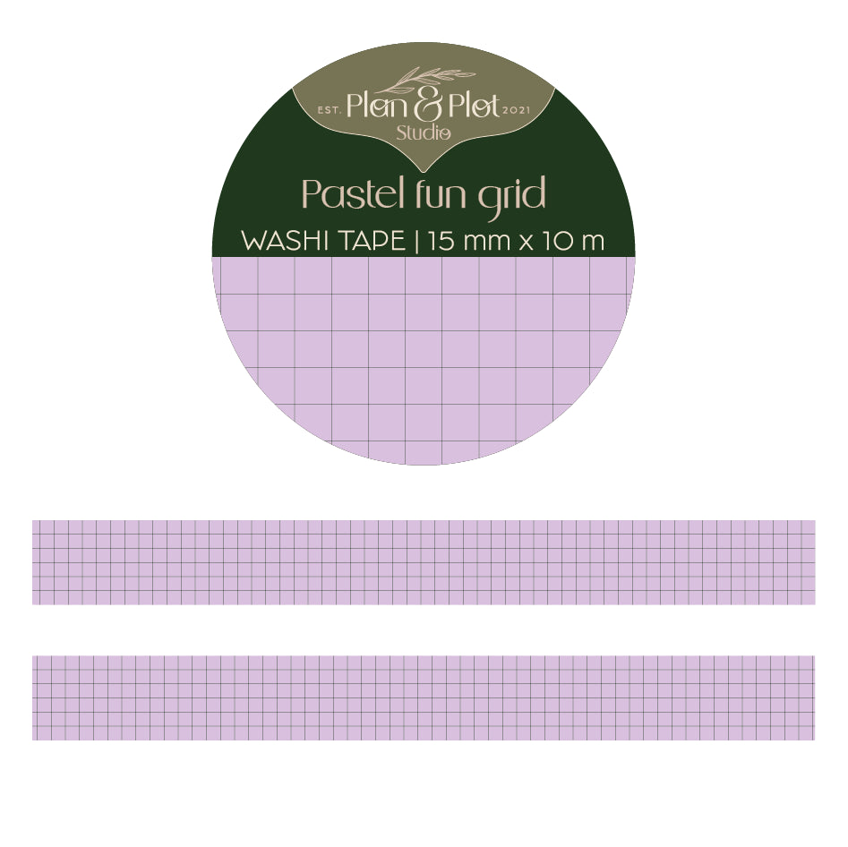 Pastel Fun Grid | Washi tape