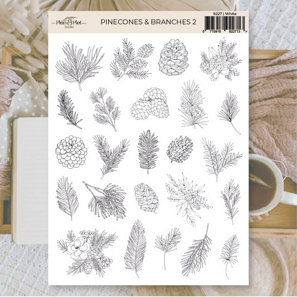 Pinecones & branches 2 | Stickers