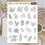 Pinecones & branches 2 | Stickers