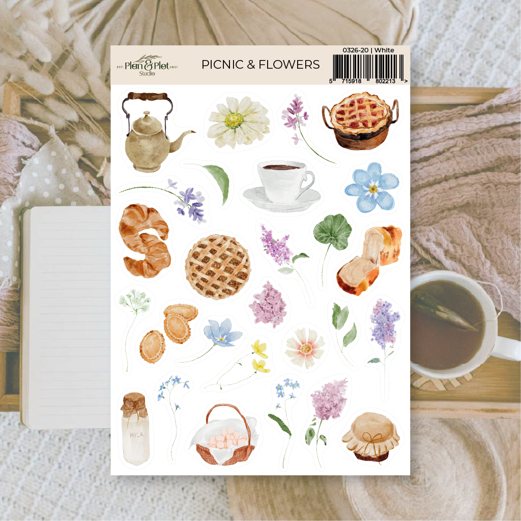 Picnic & flowers | Stickers