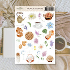 Picnic & flowers | Stickers