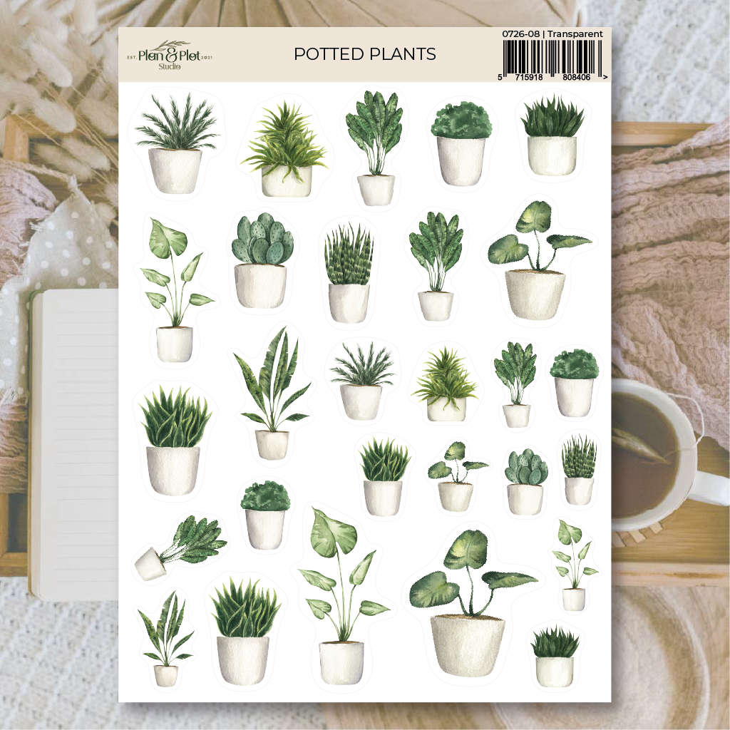 Potted plants | Stickers