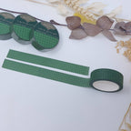 Forest Green Grid | Washi tape