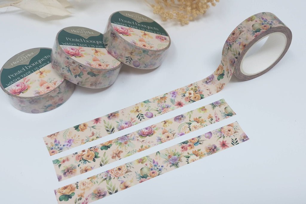 Pastel Bouquets | Washi tape