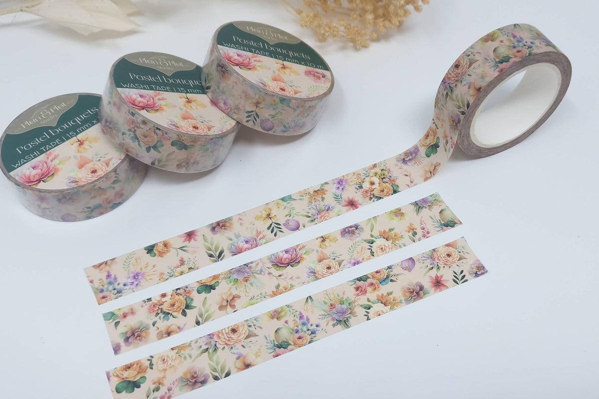 Pastel Bouquets | Washi tape