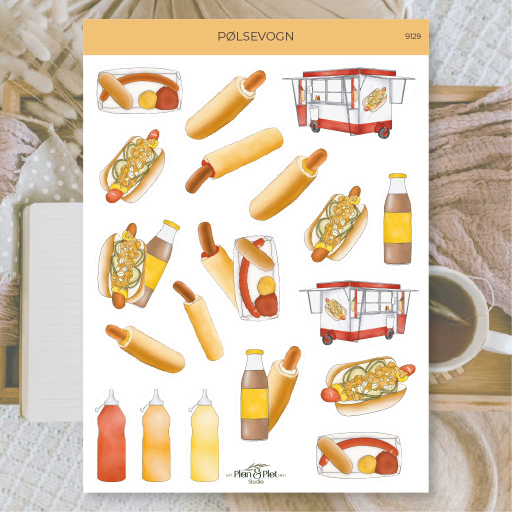 Pølsevogn | Stickers