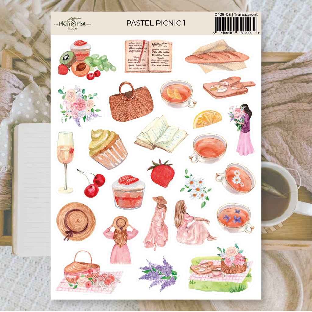 Pastel picnic 1 | Stickers