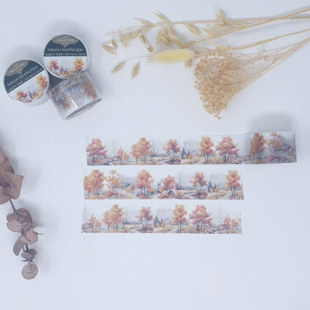 Autumn landscape | Washi tape
