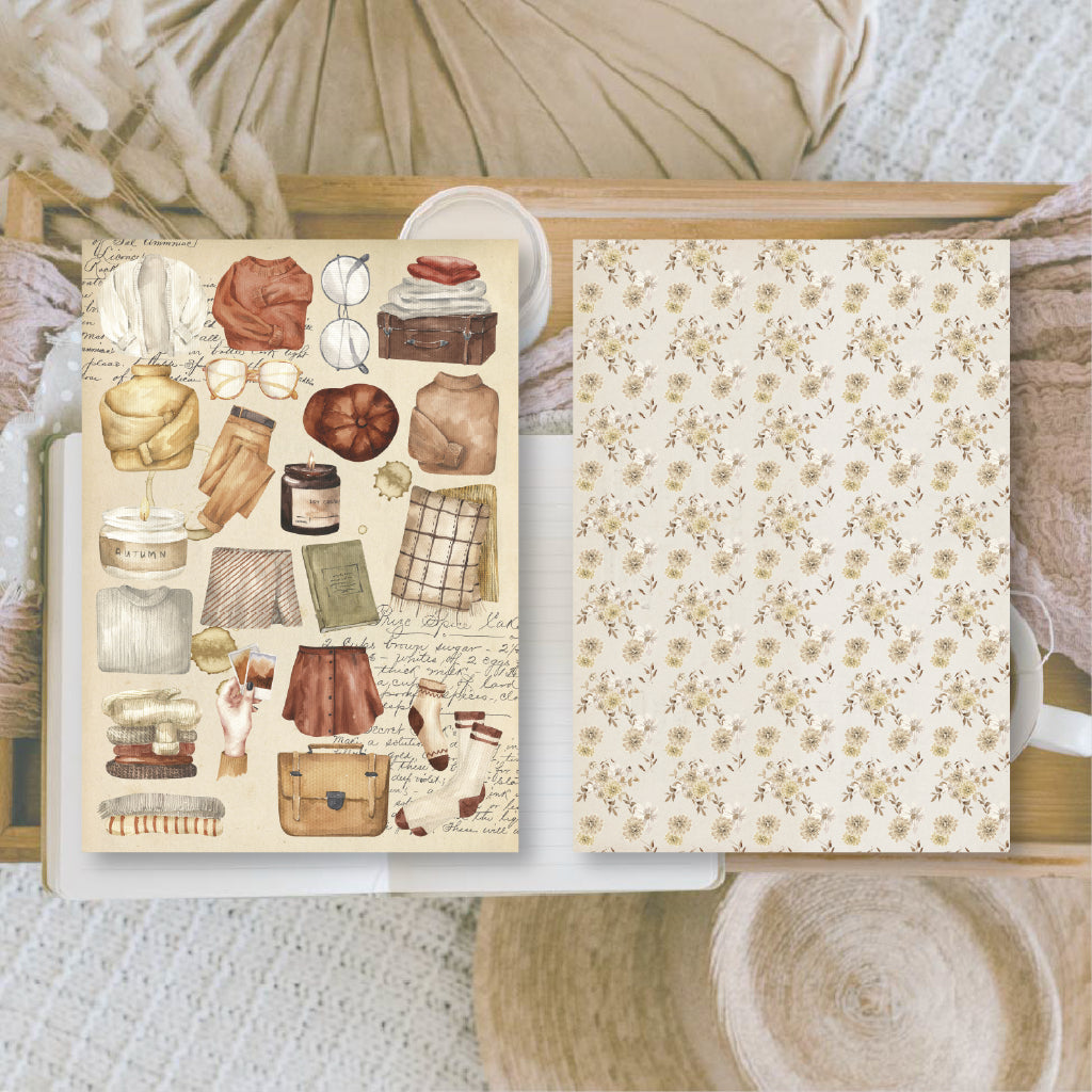 Cozy Autumn Junk Journal Book