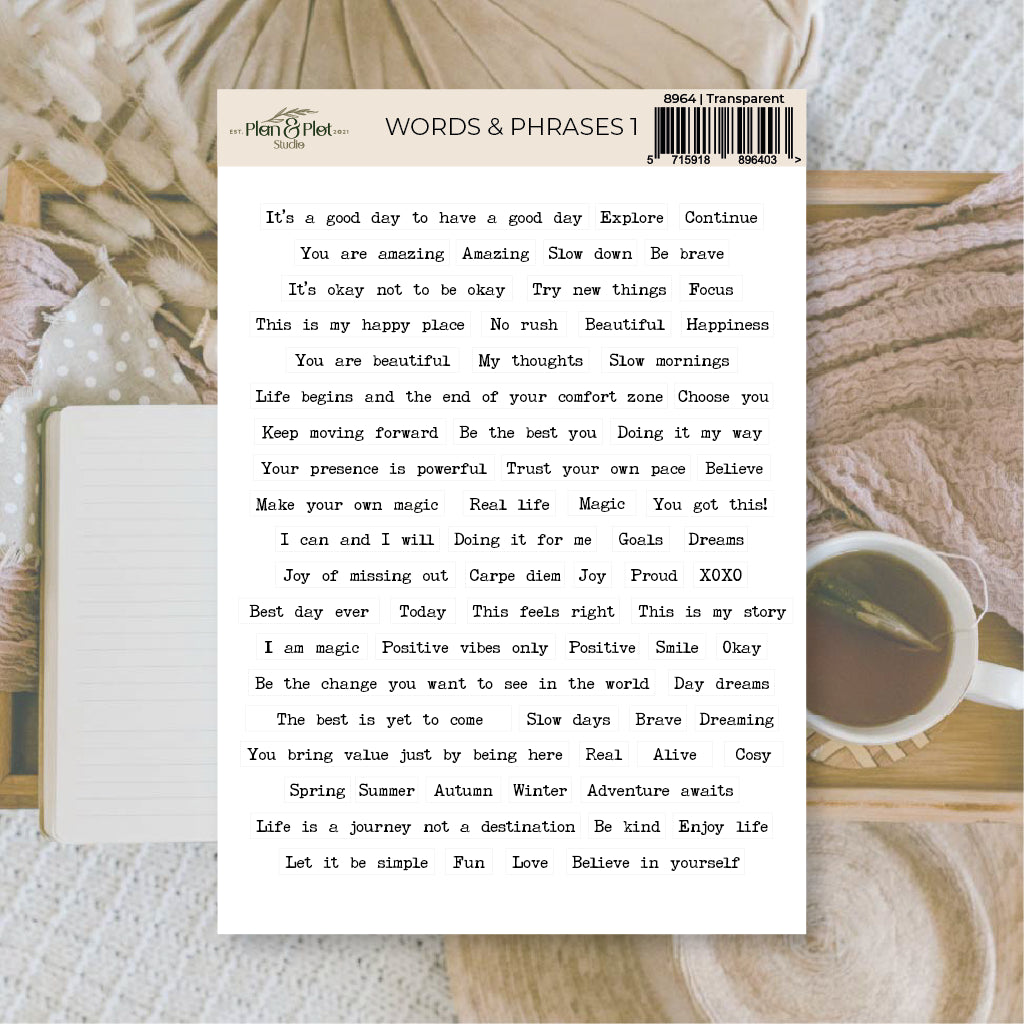 Words & phrases 1 | Stickers